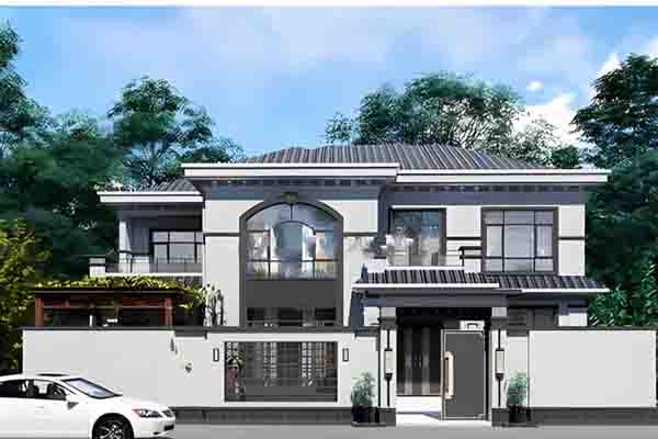 12.9m×11m二层农村自建房装修效果图