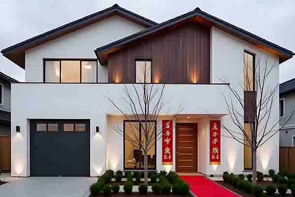 11.7m×10m二层农村自建房装修效果图