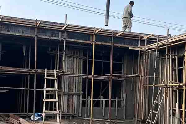 河北邯郸武安市农村自建房三层钢筋网架 360 平框架结构应用案例